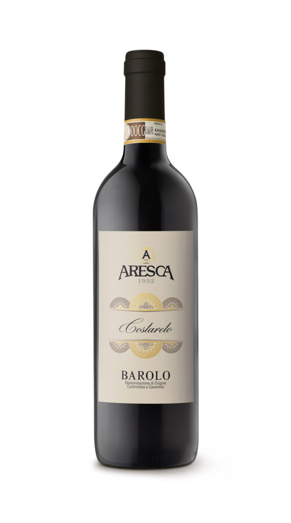 bottiglia di vino rosso - barolo di Aresca Vini