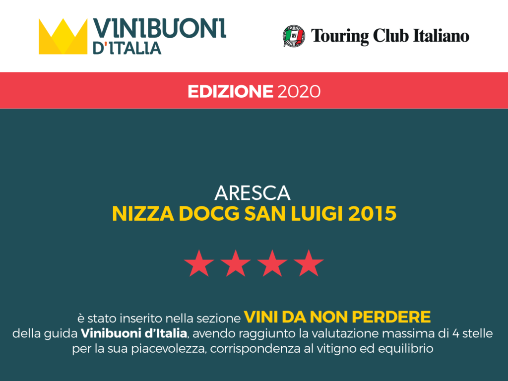Attestato Vinibuoni d'Italia 2020