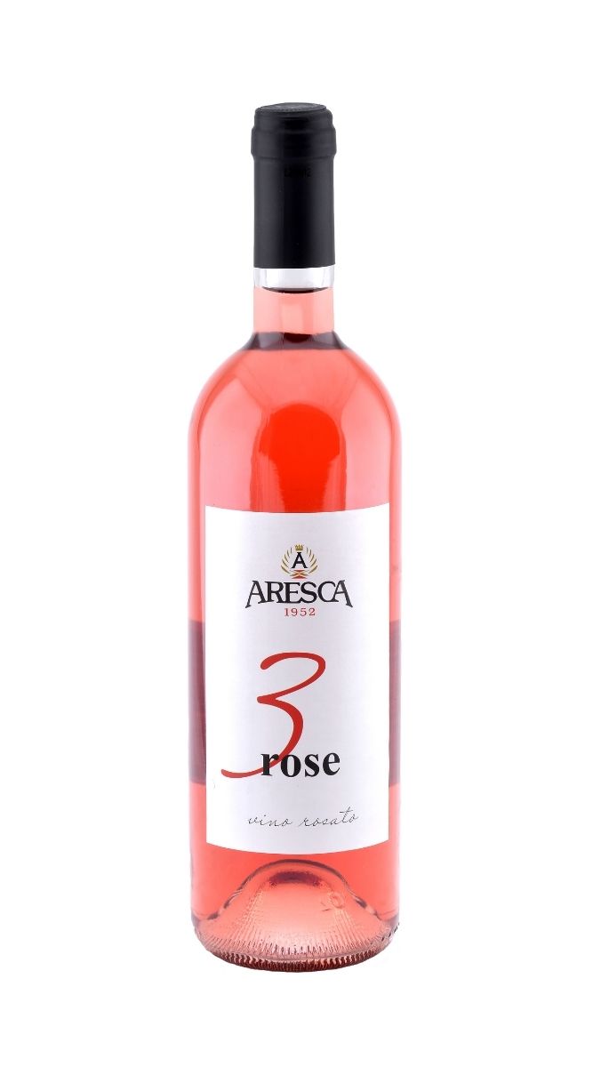 BOttiglia Aresca Rose 3 Rose